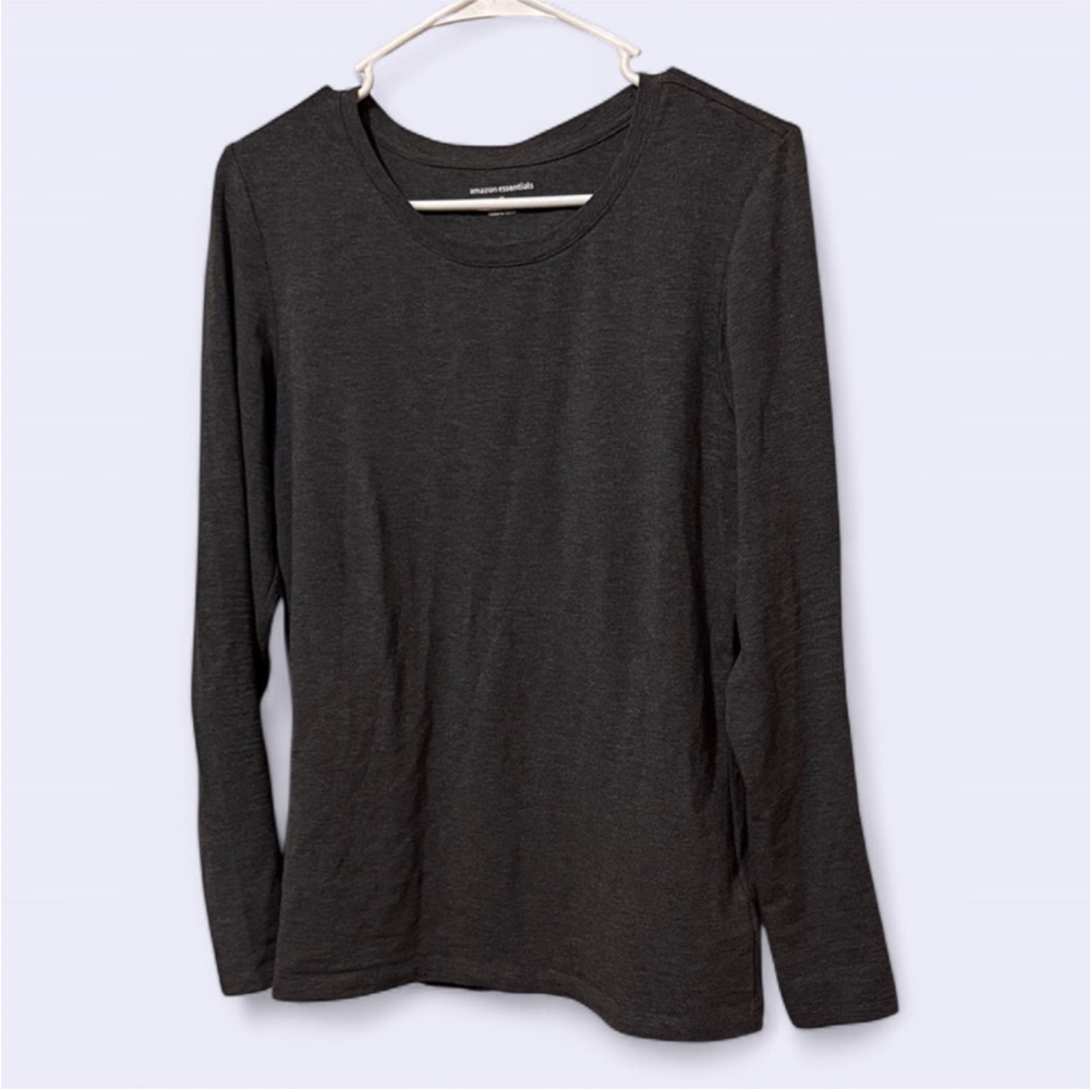 Just Love Dark Gray Long Sleeve Top